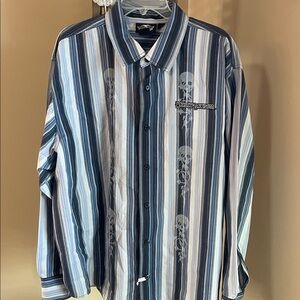 Harley-Davidson Men's Button-Down Dress Shirt Size XX-Large